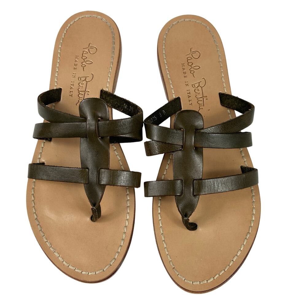 Paolo Bentini Flat Strappy Sandal size 8B